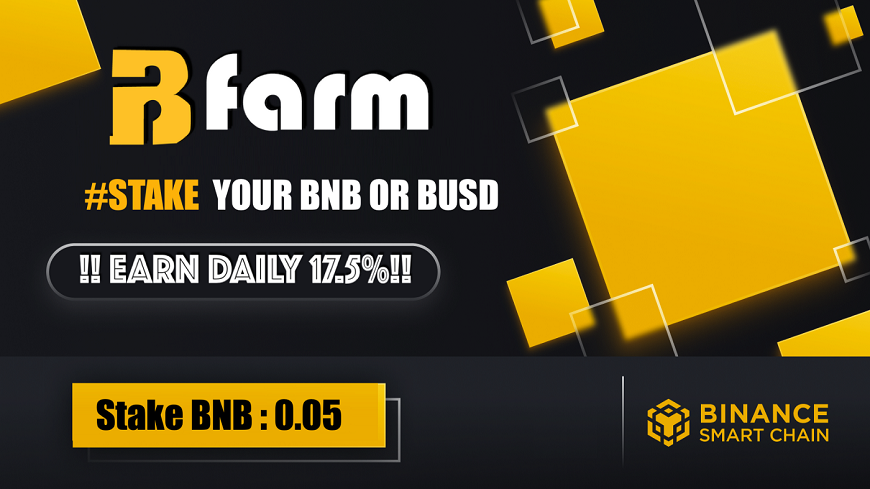 BFARM launches a BNB and BUSD stake & earn feature and an extensive referral program